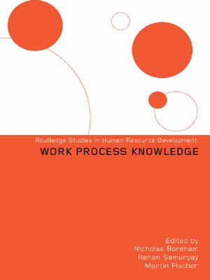 cover image of Work Process Knowledge